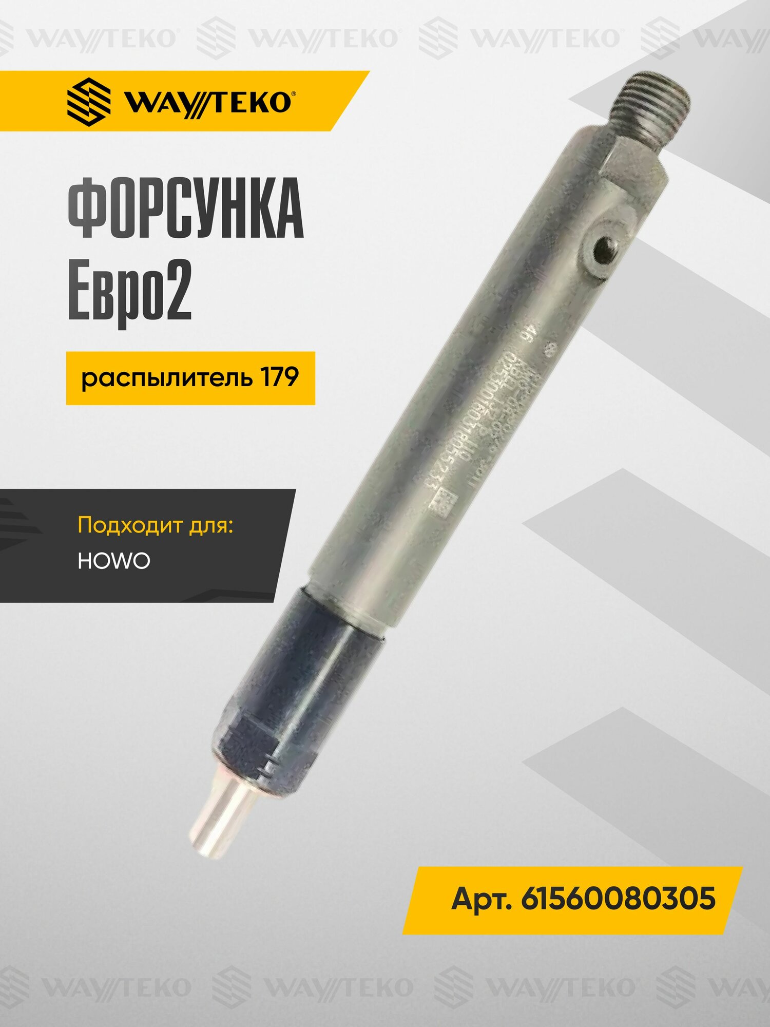 Форсунка топливная Евро2 KBEL132P110 (распылитель 179) от HOWO Арт. 61560080305