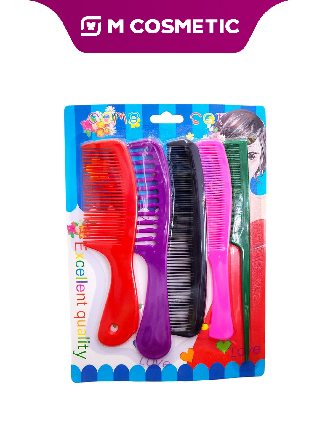 Расческа для волос массажная в асс (Keramic Nur)