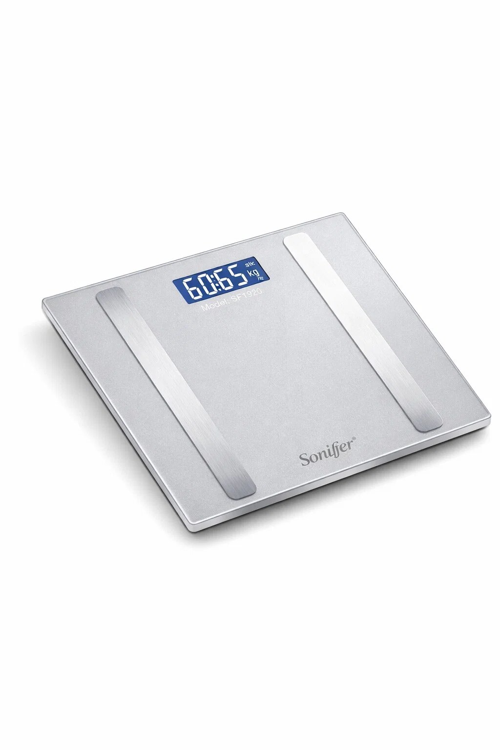 Умные весы с анализом тела Sonifer SF-1920, Bluetooth, 180 кг, стекло 30×30 см