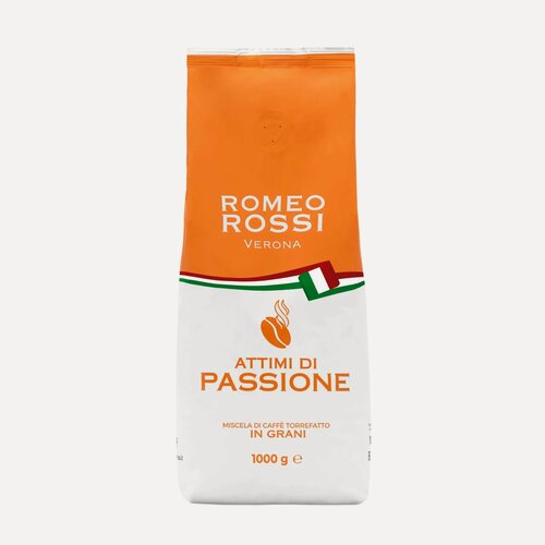 Изображение товара Кофе в зернах ROMEO ROSSI Attimi di Passione. Импорт: произведено в Италии. 1000 гр