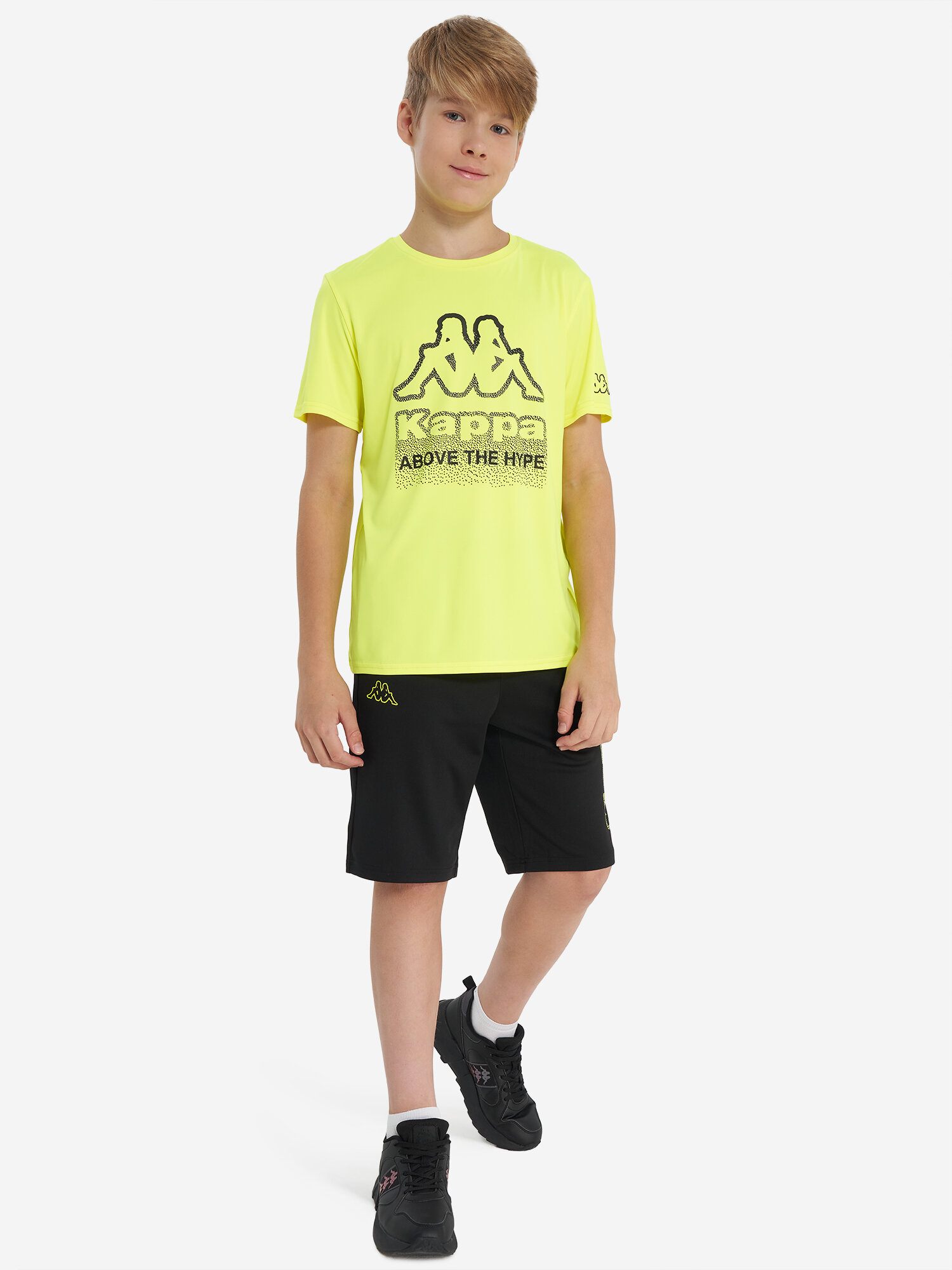 Футболка Kappa, размер 158-164, салатовый — фото 1