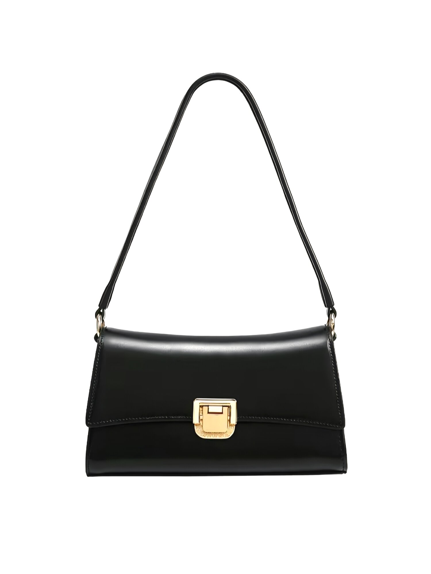 Сумка кросс-боди  из натуральной кожи, фактура гладкая, черный