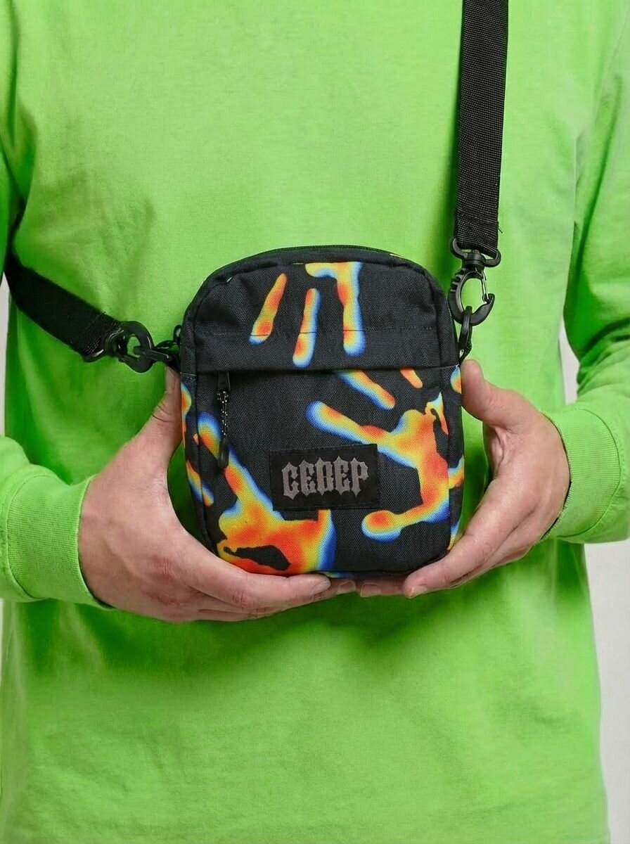 Сумка мессенджер Severcloth ing, черный — фото 1