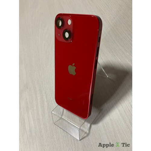 фото Корпус для iphone 13 mini красный (red), комплект кнопок, сим-лоток apple