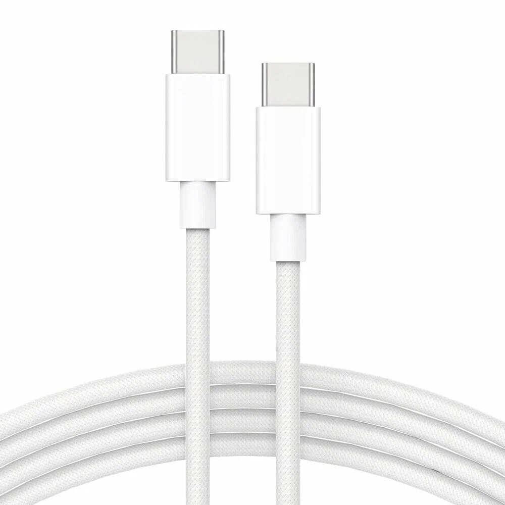 Кабель 60W USB-C Charge Cable 1m надежность и скорость каждый день белый