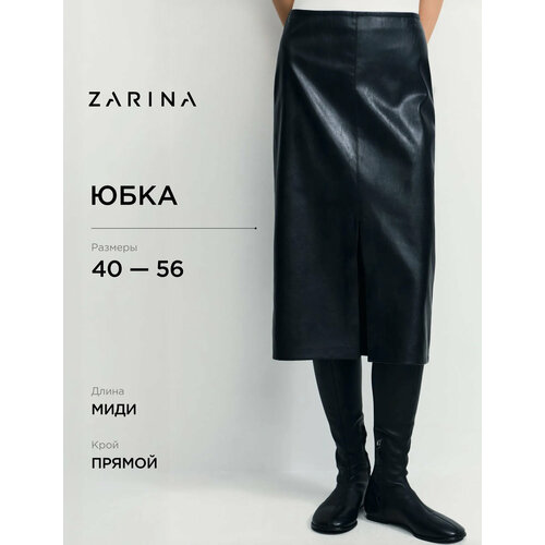 фото Юбка zarina, размер m (ru 46), черный
