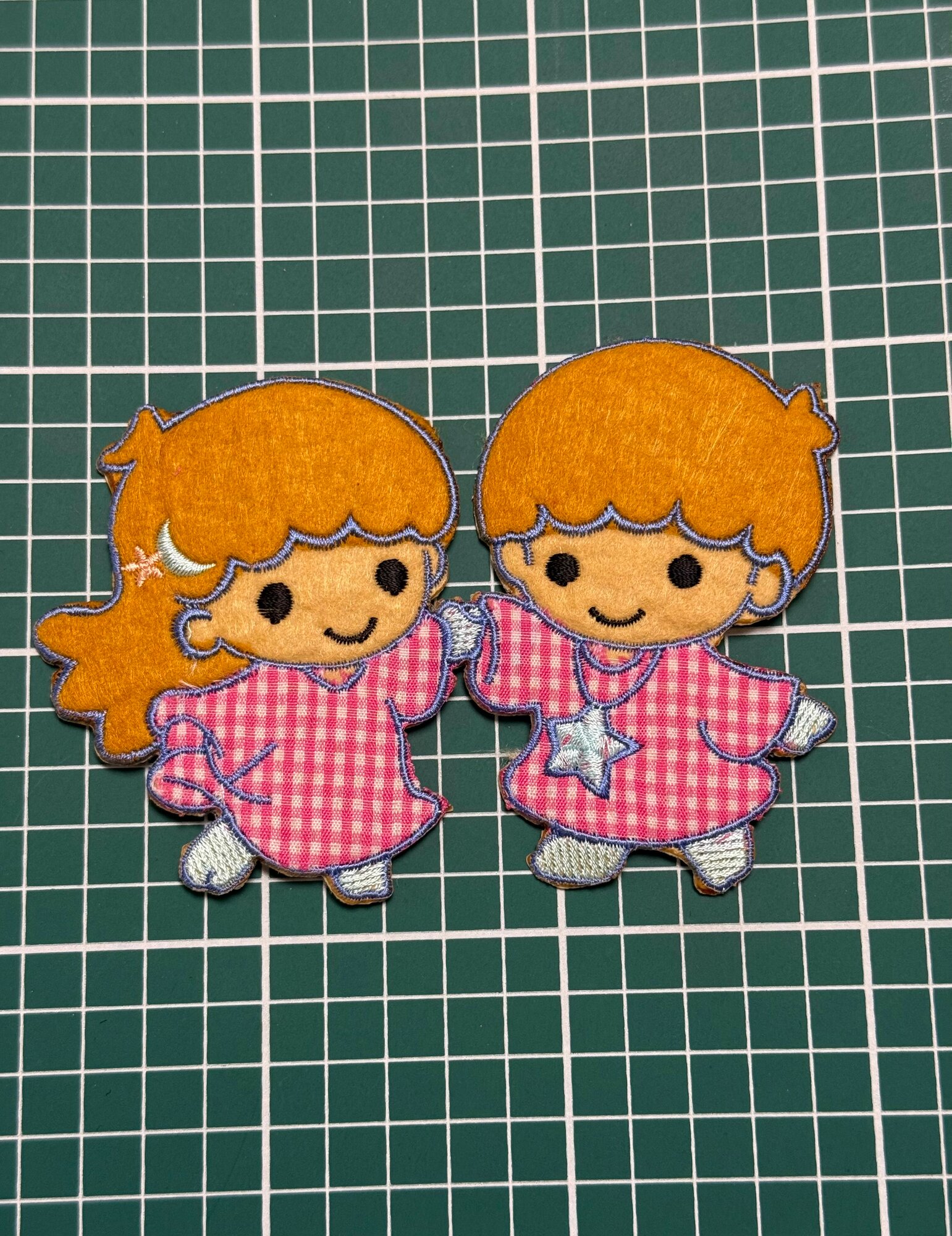 Термоаппликация для одежды, Парочка, 14/10 см, 1 шт.