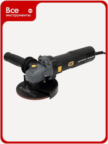 Изображение товара УШМ Inforce AG5015ASCV-BL, плавный запуск, регулировка оборотов, 1500 Вт