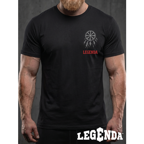 фото Футболка спортивная legenda коловрат, размер l, черный