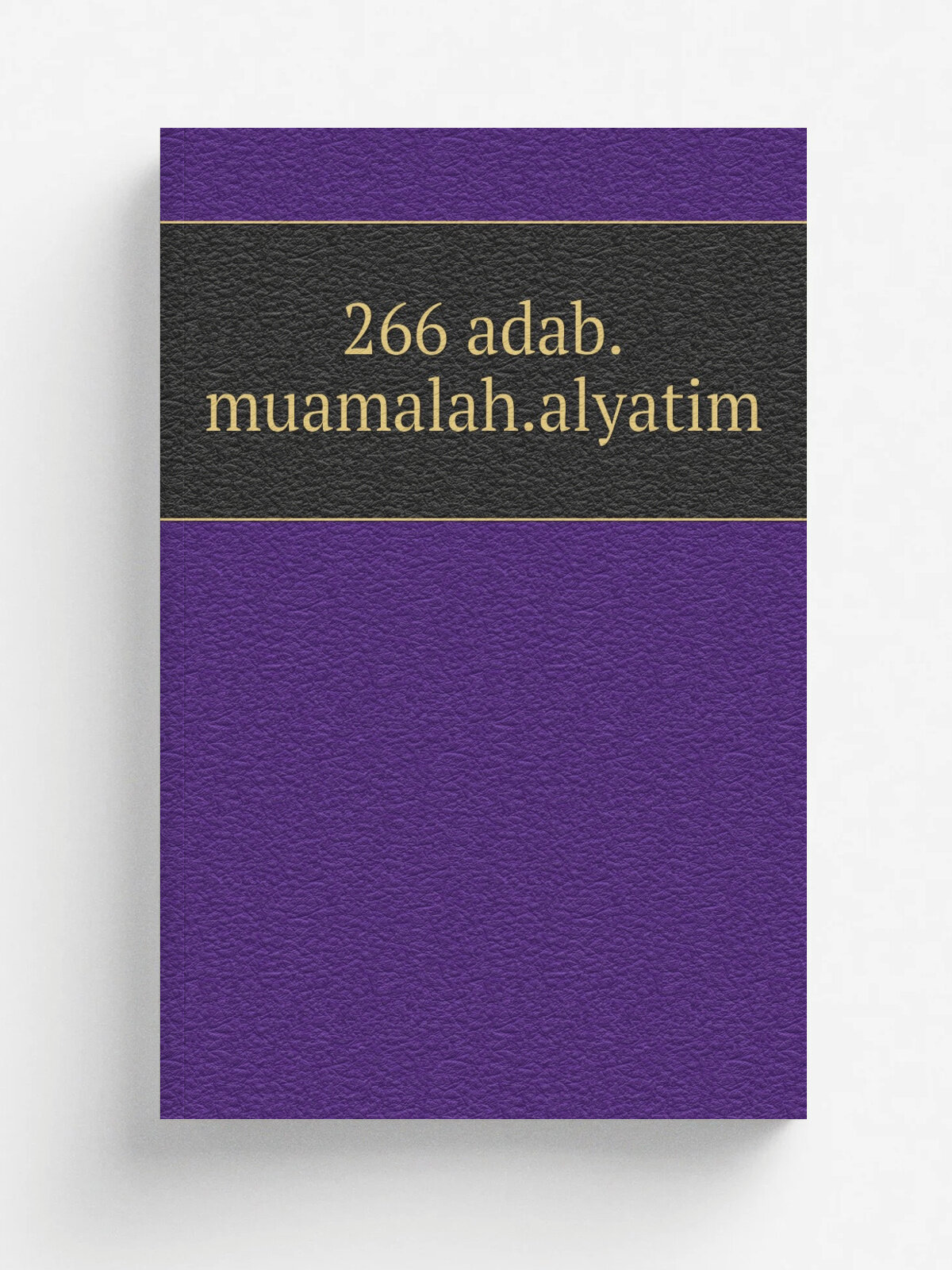 266 adab.muamalah.alyatim | Репринт