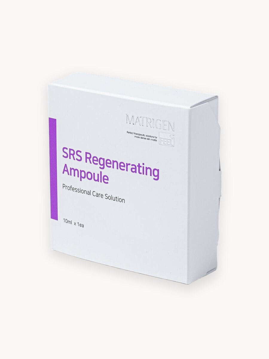Сыворотка для лица Matrigen SRS Regenerating 1*10 омолаживающая под мезороллер / дермапен, 1 ампула х 10 мл