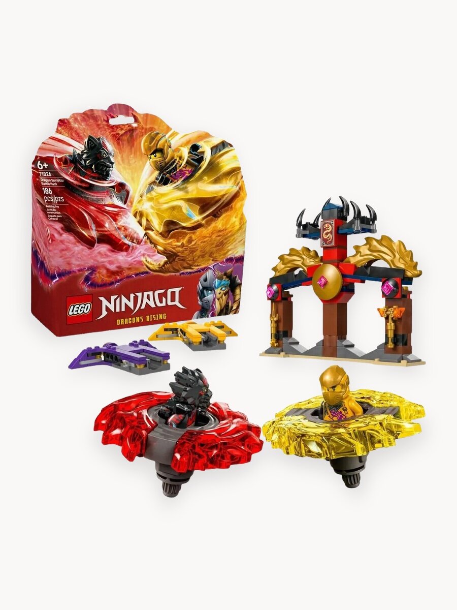 Конструктор LEGO Ninjago 71826 Боевой набор Драконьего Кружитцу, 186 дет.