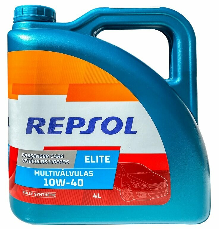 Синтетическое моторное масло Repsol Elite Multivalvulas 10W40, 4л