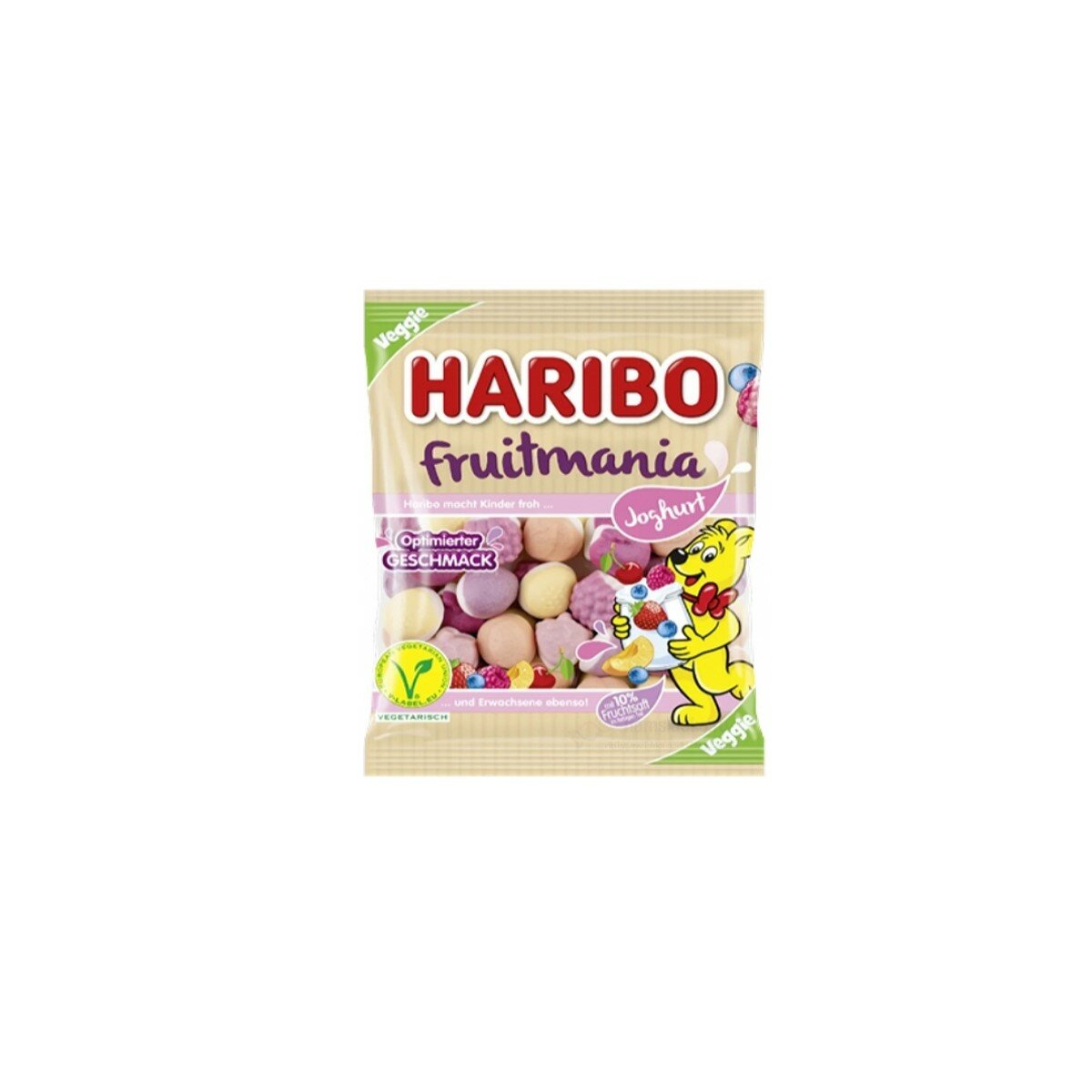 Жевательный мармелад Haribo Фруктомания Йогурт Fruitmania joghurt 160 гр - фотография № 3