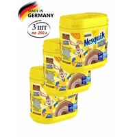 Какао напиток быстрорастворимый Nesquik, Nestle, 3 шт по 250 гр, Несквик детям