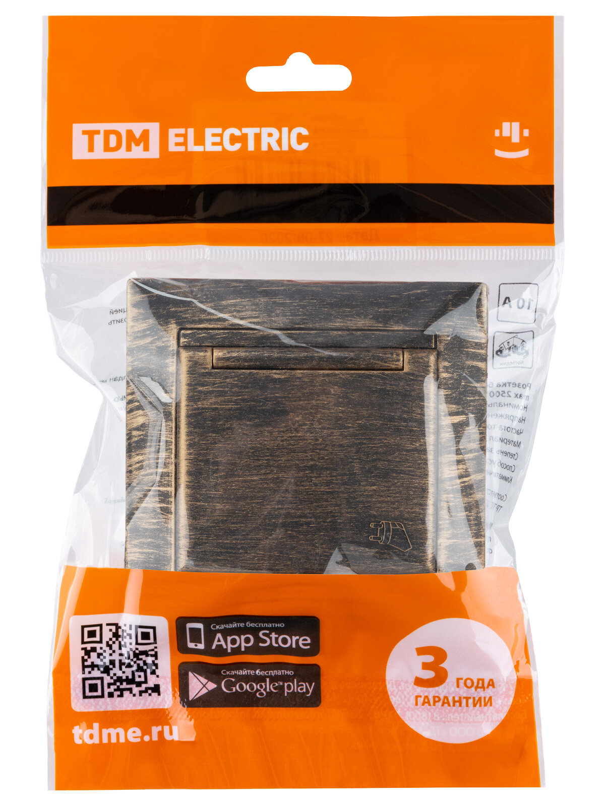 Розетка 2P+PE TDM Electric - фото №1