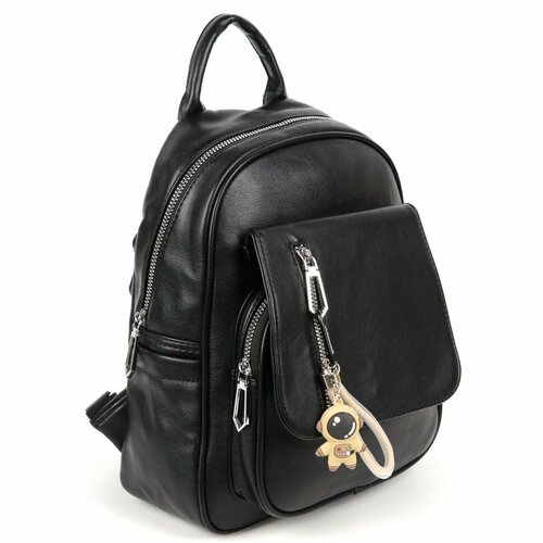 фото Рюкзак z166-2 черный, фактура гладкая, черный piove