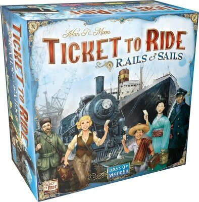 Настольная игра Ticket to Ride: Rails & Sails на английском языке