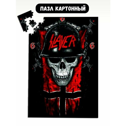 Пазл картонный 39,5х28 см музыка slayer - 18455