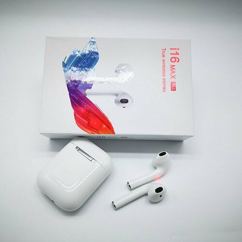 Беспроводные наушники i16 max белый 439₽