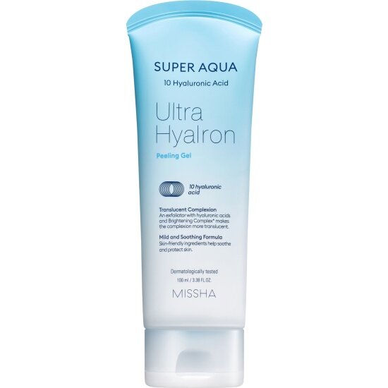 Гель-скатка Missha Super Aqua Ultra Hyalron Peeling Gel, 100 мл