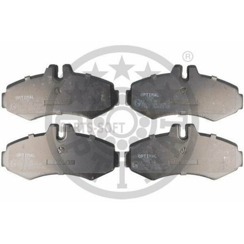 OPTIMAL BP-10324 Колодки тормозные дисковые комплект MERCEDES-BENZ: VITO Bus (638) VITO Kasten (638) V-KLASSE (638