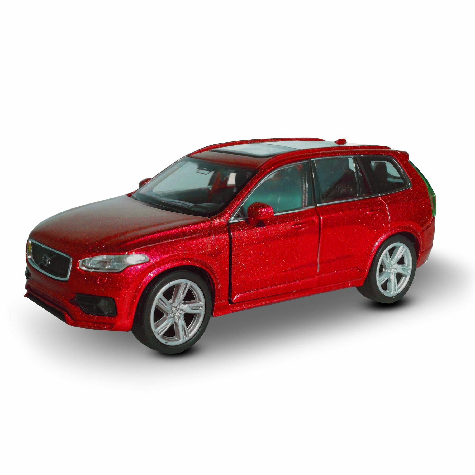 Машинка WELLY 2015 VOLVO XC 90 Красный / модель машины 1:38 с пружинным механизмом