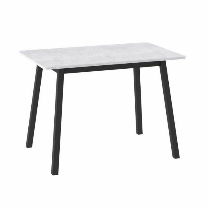 Стол TIRK RADIAL-94, раздвижной 94(126)х64, Серый Сланец/Черный