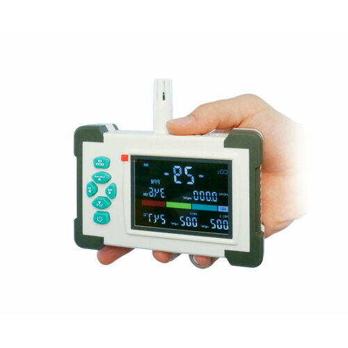 Профессиональный автономный датчик-монитор качества воздуха HT Mod HZ-700 F1798EU 8 в 1 Восемь параметров качества окружающего воздуха 13732₽