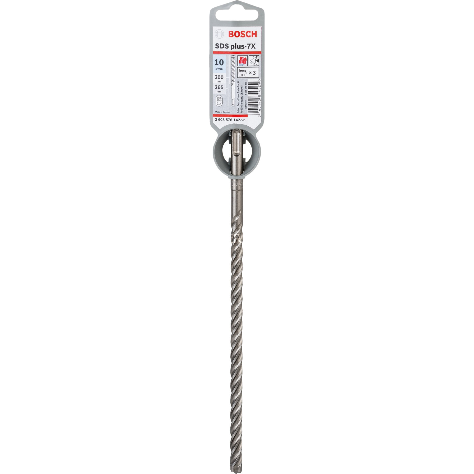 Бур Bosch SDS-Plus 7X 8x250x315 мм 2608576134 для железобетона длина 315 мм