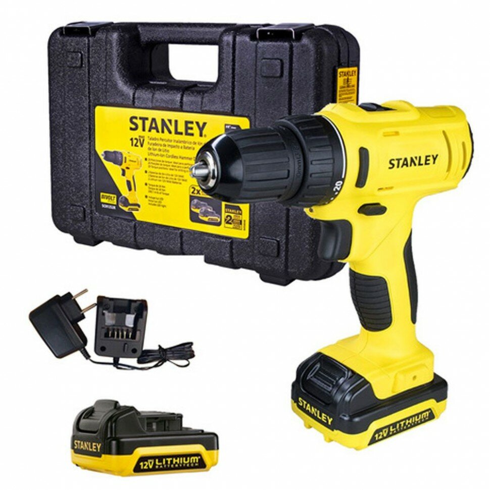 Шуруповерт аккумуляторный Stanley SCD121S2K-RU - фото №8