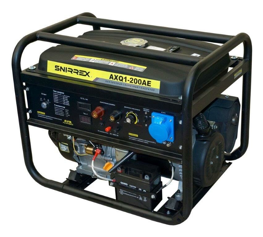 Генератор сварочный бензиновый Snirrex AXQ1-200AE
