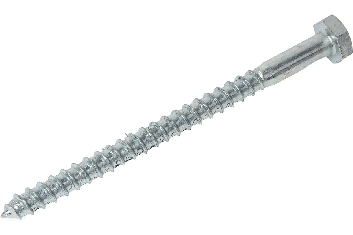 Tech-Krep Болт DIN 571 сантехнический оцинк 10x140 20 шт - коробка с ок. Tech-Kr 126563