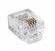 RJ11 (RJ14) коннектор 6p4c телефонный