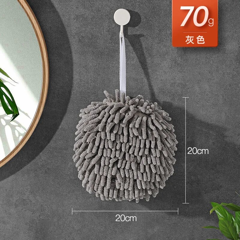 Фотографии Шарик-полотенце для рук Xiaomi, впитывающий, быстросохнущий, мягкий на ощупь