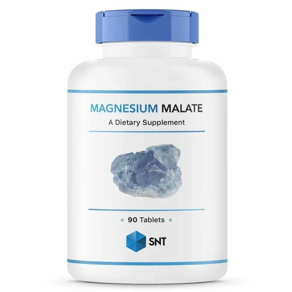 SNT Magnesium Malate 90 таблеток  СНТ Магний Малат  для нервной системы 