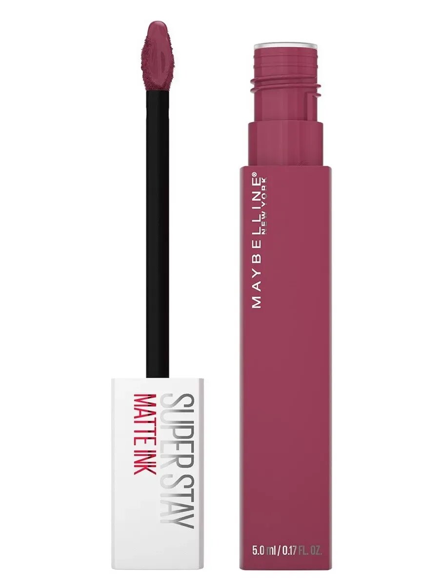 Maybelline New York Помада для губ Super Stay Matte Ink, тон 155 Savant, суперстойкая матовая, 5 мл