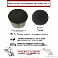 Ремонтный блок нейтрализатора. Катализатор ЕВРО2. 110*80 / 500 Корея.