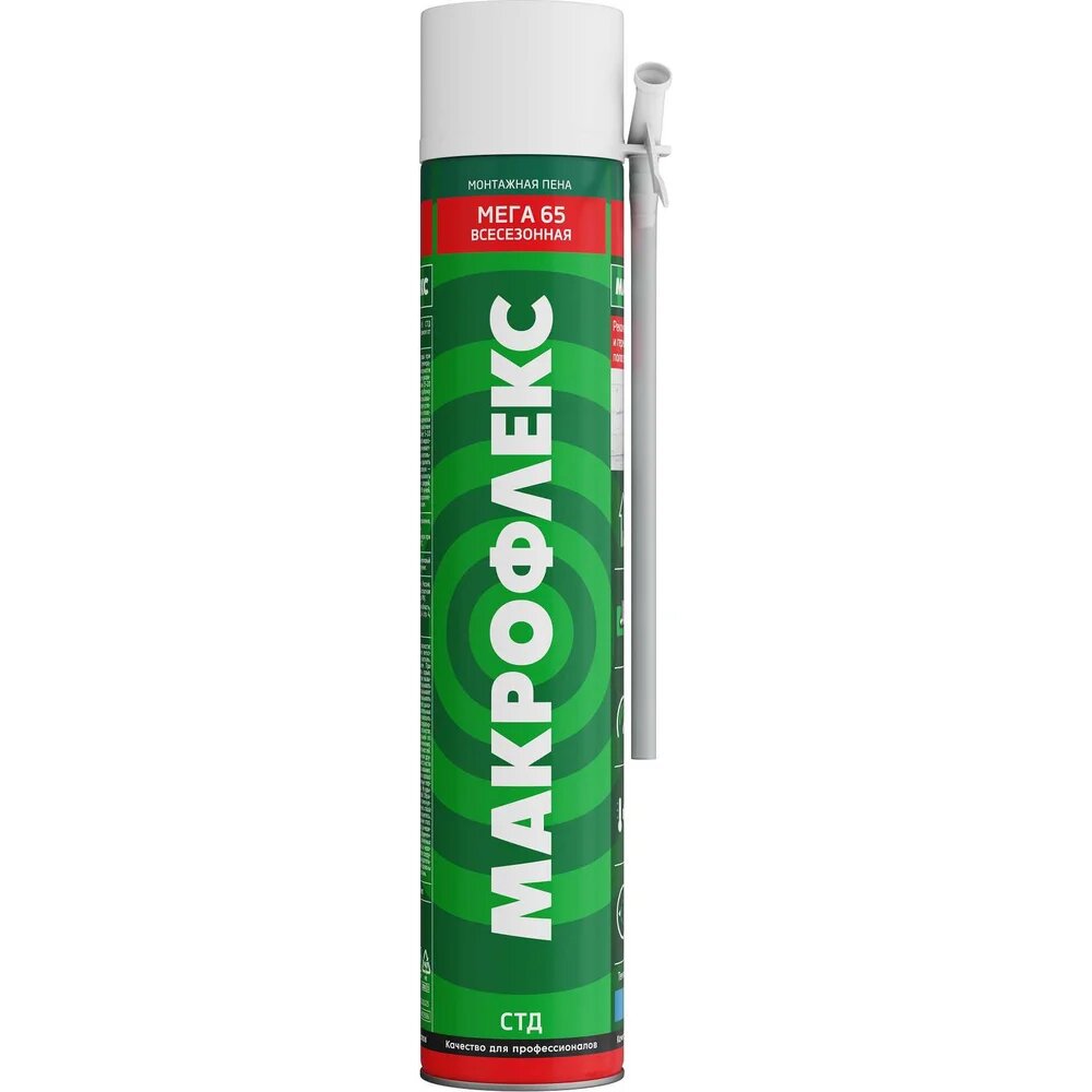 Всесезонная монтажная пена Makroflex Макрофлекс MEGA 65 про 850 мл 3003556