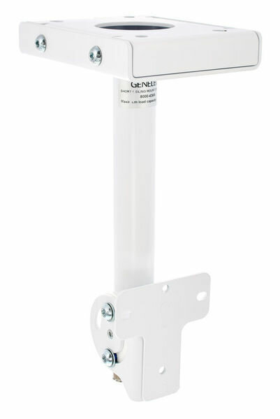 Genelec 8000-436W потолочное крепление для мониторов 8010-8050, 8320-8350, 8331-8351 (для установки 8320, 8330, 8331 требуется адаптер 8000-454B). Регулировка поворота и угла наклона. Высота 250мм. Белое