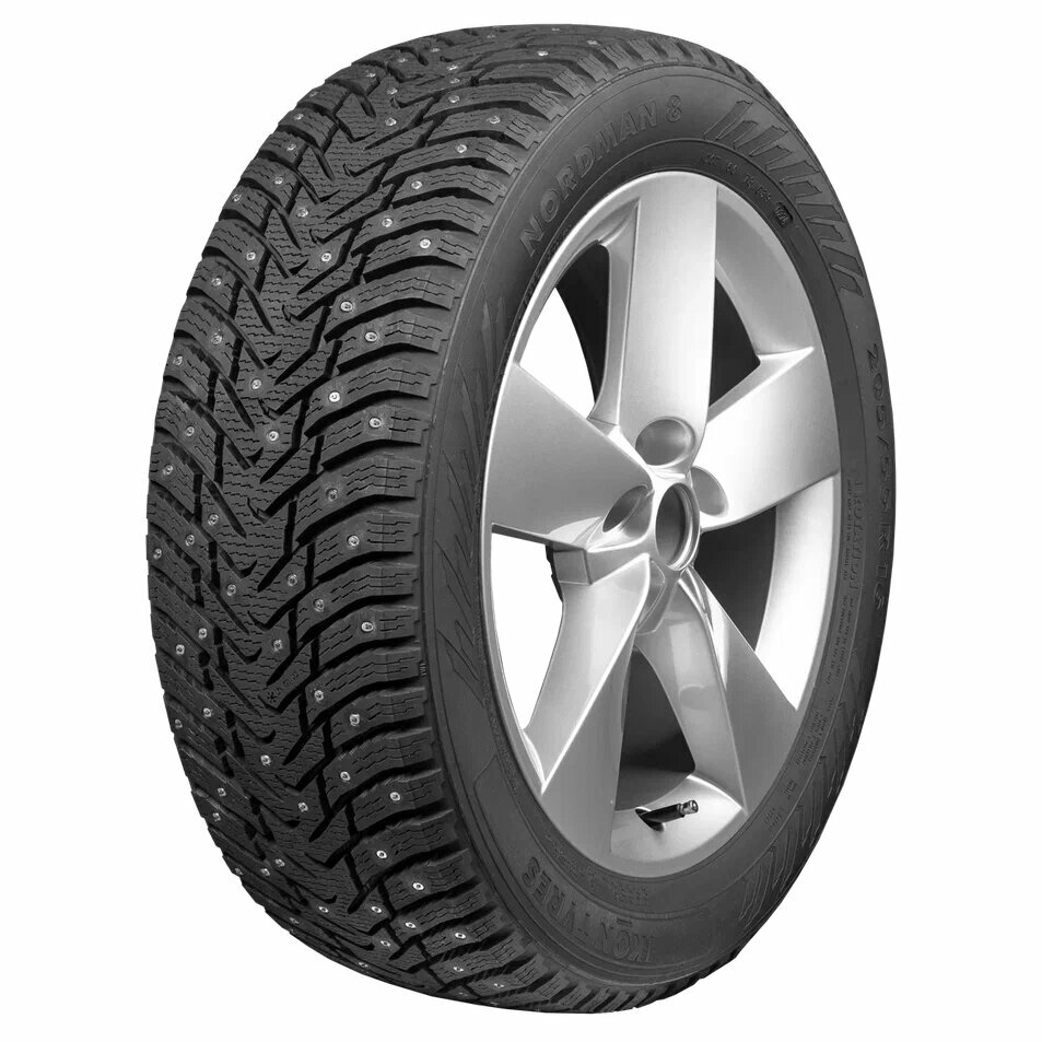 Шина зимняя шипованная Ikon Tyres Nordman 8 195/55 R15 89T XL для легкового автомобиля