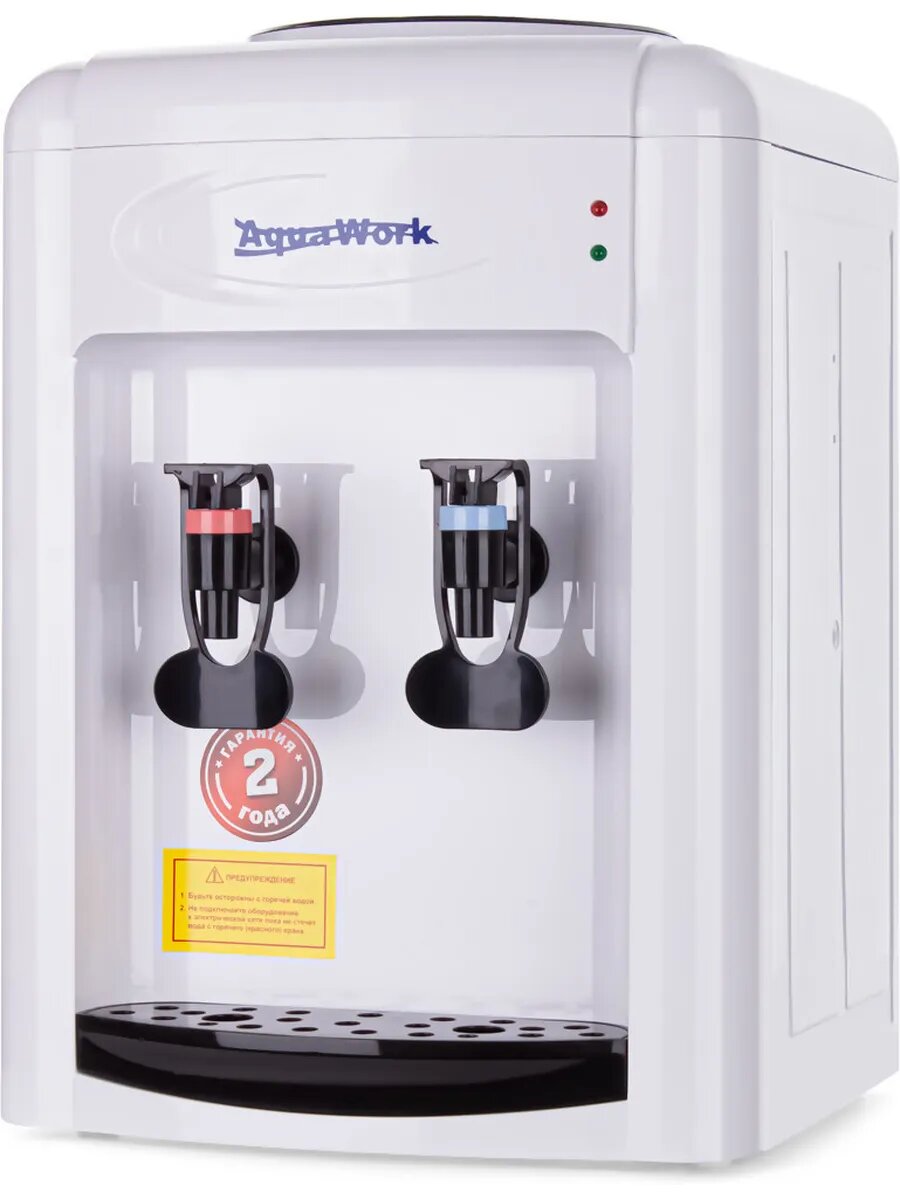 Кулер для воды Aqua Work 0.7-TKR белый/черный, нагрев 700 Вт, настольный
