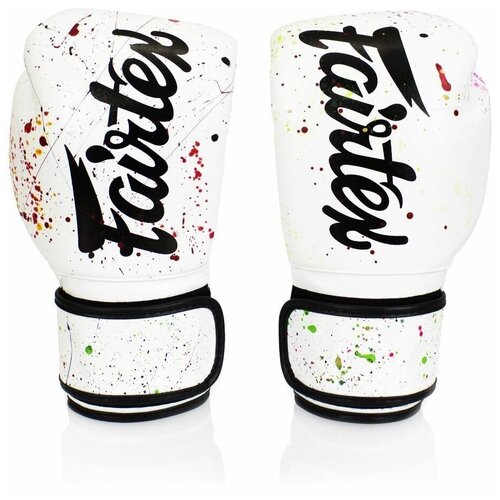 Боксерские перчатки Fairtex BGV14 Painter white 16 унций