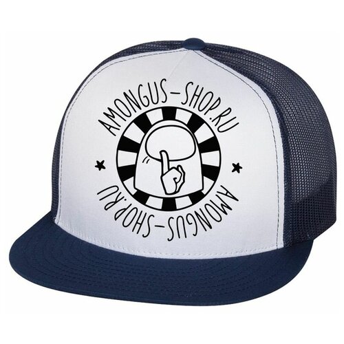 фото Кепка с вашим дизайном (с прямым козырьком с сеткой) mewni-shop