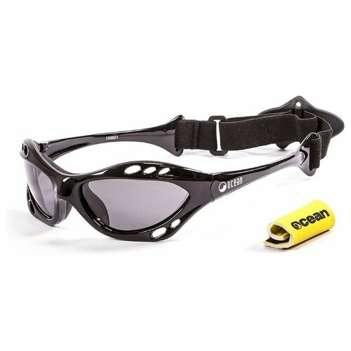 фото Спортивные очки ocean cumbuco глянцевые черные / черные линзы