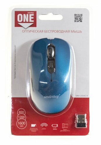 Беспроводная мышь SmartBuy One SBM-200AG-B синяя