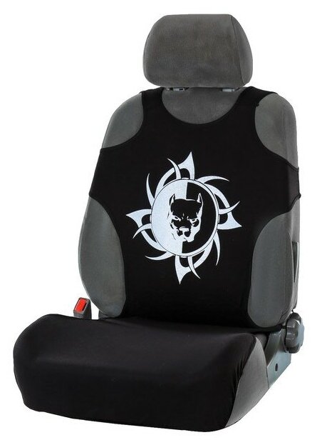 фото Чехол-майка "Пёс", на переднее сиденье, хлопок