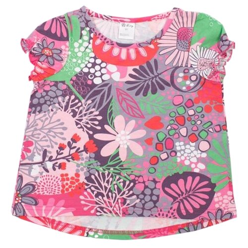 фото Футболка v-baby, размер 116, розовый