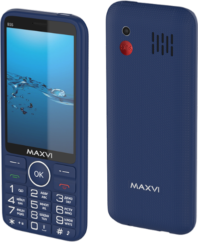 Мобильный телефон Maxvi B35 Синий