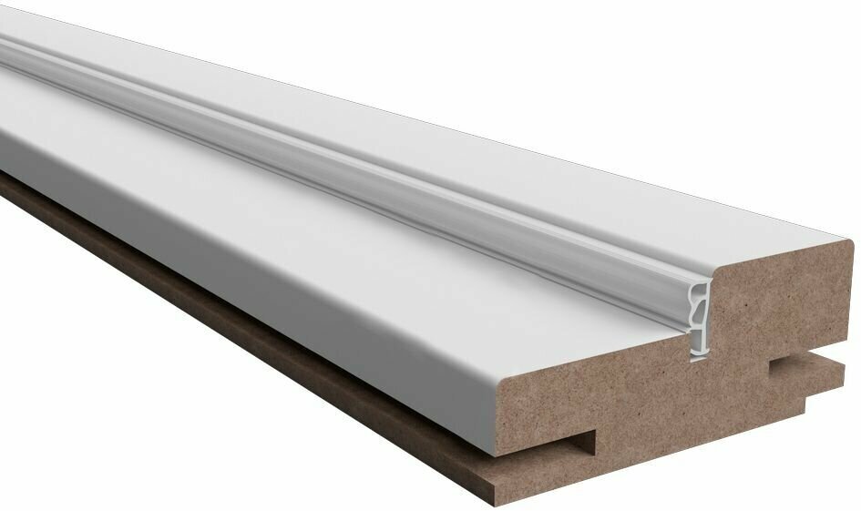 фото Дверная коробка телескопическая эмаль POLAR (белая эмаль)